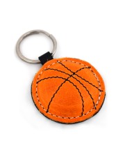 Košarkaška lopta kožni privesak za ključeve - 015