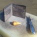 Minimalistički muški kožni novčanik sive boje - No 02