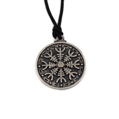 Aegishjalmur Vikinški simbol zaštite - Livena ogrlica