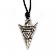Koplje sa vikinškim simbolom Valknut - Livena ogrlica