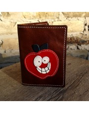 Novčanik za kreditne kartice sa 4 džepa sa crvenom jabukom