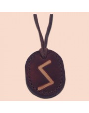 Kožna ogrlica runa amulet Sowilo