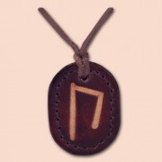 Kožna ogrlica runa amulet Uruz